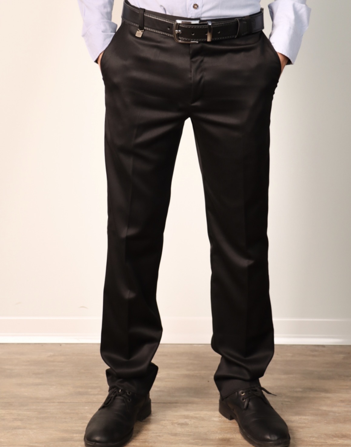 شلوار پارچه ای مردانه مشکی سایز 40 تا 52